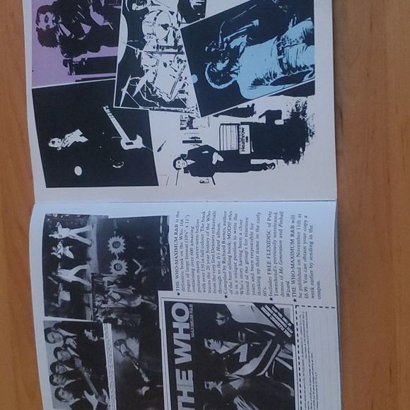 THE WHO Official TOUR BOOK Schlitz Rocks America Tour 1982 Concert Progr… - Picture 8 of 8